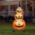 Halloween Inflatable 7′ Pumpkin Stack With Witch Hat By Gemmy