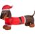 Weiner Dog Inflateable Holiday Air Blown Outdoor Christmas Decor (I-02)
