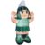 NCAA MICHIGAN STATE UNIVERSITY LED LIGHTED SPARTAN MASCOT INFLATABLE BY GEMMY