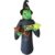 Halloween Inflatable 8′ Witch Holding Witch Way Sign with LED Lights Airblown Decoration