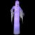 Giant, Inflatable 12ft. Tall Lighted Ghost Special Spooky Design Flickers For An Eerie Effect, Self-Inflates In Seconds, Includes Stake/Stand, Tethers
