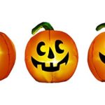 Halloween Inflatable 3 Pc. Monster Mash Musical Pumpkin Pathway Marker W/ Synchronized LED Lights