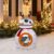 Airblown Inflatable-BB-8 w/Reindeer Ears and Scarf-MD Star Wars 4.5 ft tall by Gemmy Industries